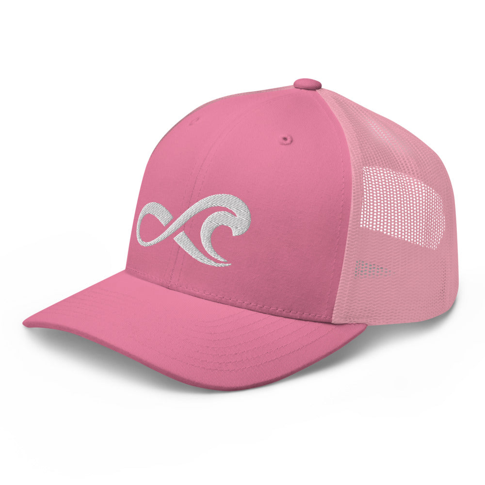 Surfinity Classic Wave Snapback - Yupoong 6606 - Pink/Pink