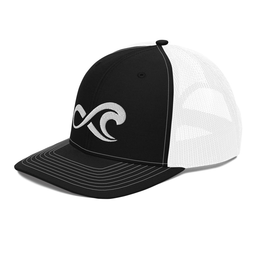 Surfinity Classic Wave Snapback - Richardson 112 - Black/White